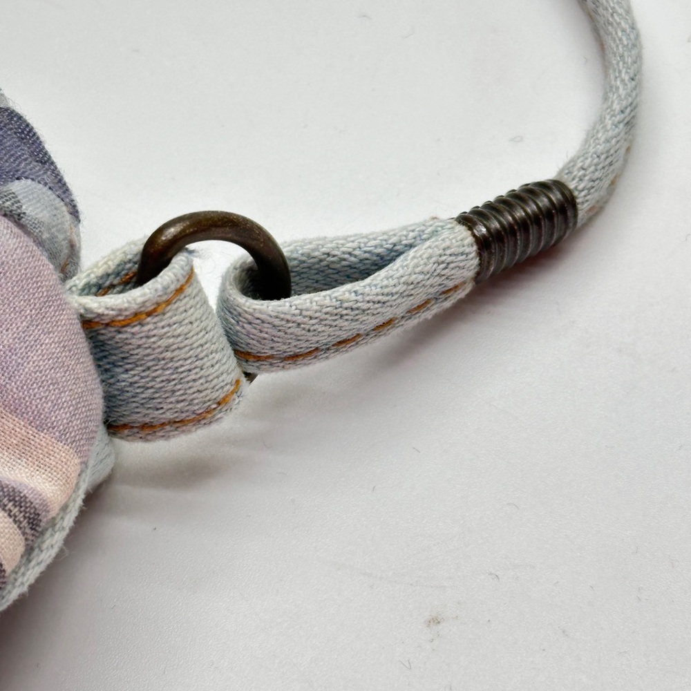 Vintage 80’s SHANE Colorful Patchwork Denim / Jean crossbody purse - Picture 4 of 5